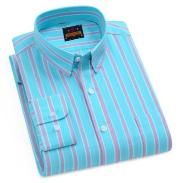 Breathable Casual Striped Shirt