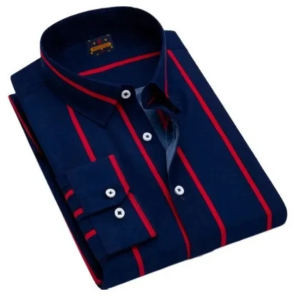 stripe slim fit shirt